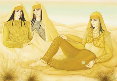LES FEMMES DU DESERT (WOMEN OF THE DESERT) by Jellal Ben Abdallah - Auction record, sale price, and art valuation. Compare with similar artists and explore comparable artworks.