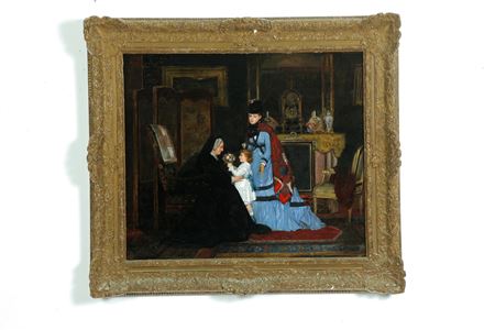 Sample artwork by Alix Duval (Born 1848), known for painting - View similar artists and auction records