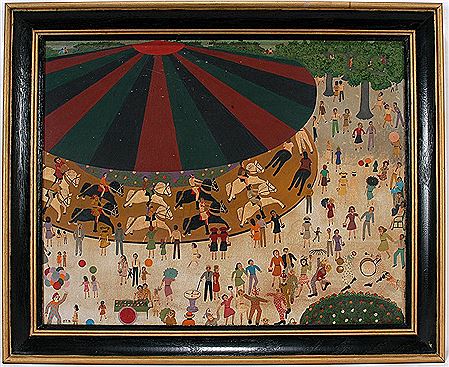 Large Merry-Go-Round Scene