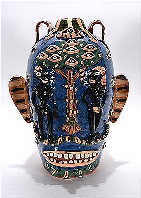 The Garden Face Jug