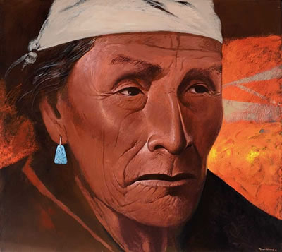 Indian with Turquoise Earring (1998)