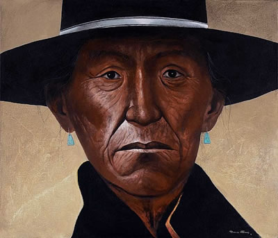 Indian with Large Hat (1997)