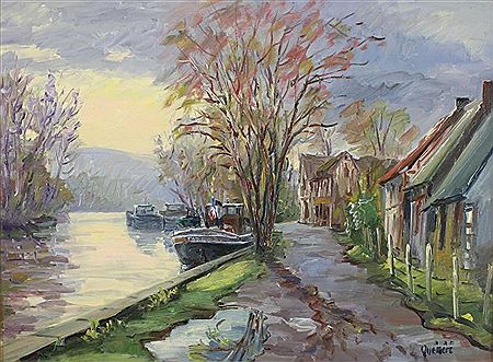 La Seine à Poses, près d'Elboeuf