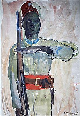 Le militaire africain.