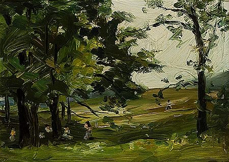 Seven Studies of Central Park and "Columbus Circle, NYC" (7)