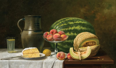 Still Life with Melons