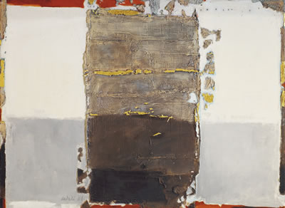 BALOK BERSISA EMAS DENGAN LATAR PUTIH (GOLD REMNANTS ON A BEAM AGAINST WHITE BACKGROUND)