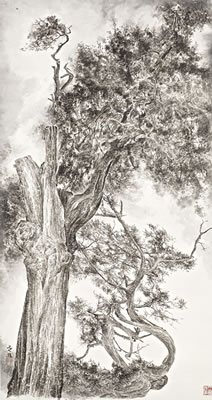 TREE STUDY NO.1 FOR QING QI GU GUAI