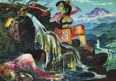Mandi Di Pancuran (Bathing in the Shower) (Estimate upon request)