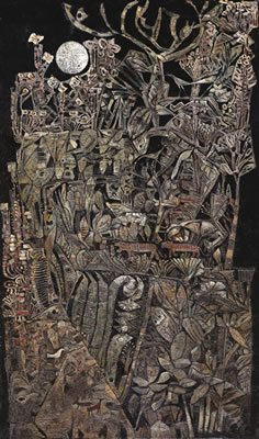 TERANG BULAN DI RIMBA (BRIGHT MOON IN THE JUNGLE) by Haji Widayat - Auction record, sale price, and art valuation. Compare with similar artists and explore comparable artworks.