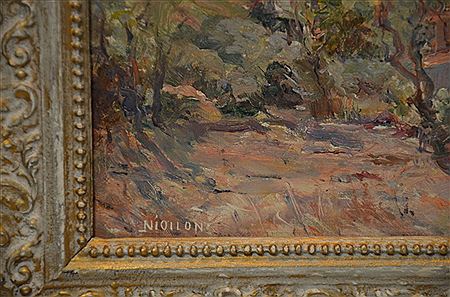 "Paysage aux environs d'Aix-en-Provence"