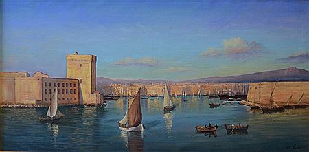 "L'entrée du Port de Marseille, vue du Fort St Jean" by Emmanuel Mateo - Auction record, sale price, and art valuation. Compare with similar artists and explore comparable artworks.