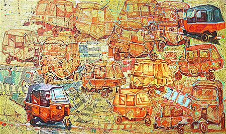 Sample artwork by Sugihartono (Born 1967), known for painting - View similar artists and auction records