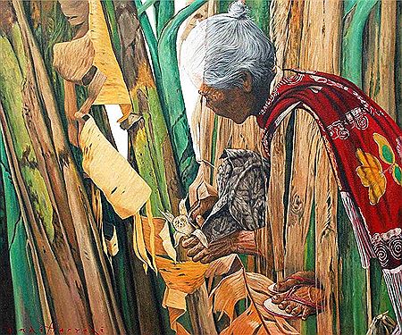 Ibu Tua Ibu Pertiwi by Haryadi Indi - Auction record, sale price, and art valuation. Compare with similar artists and explore comparable artworks.