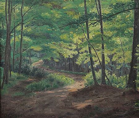 "Waldweg auf dem Lemberg (zwischen Korntal und Feuerbach)" by Otto Schmitt Gross - Auction record, sale price, and art valuation. Compare with similar artists and explore comparable artworks.