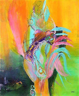 "A Taste of Summer", abstrakte Komposition by Gaby Burner - Auction record, sale price, and art valuation. Compare with similar artists and explore comparable artworks.