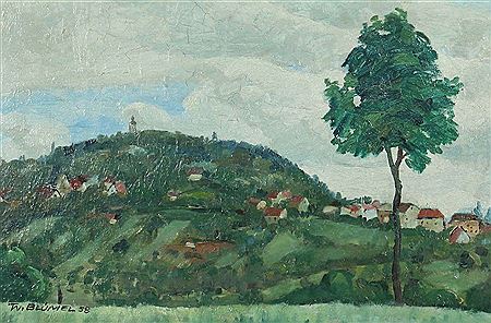 "Burghalde design", look at the Burghalde in Stuttgart by Walter Blumel - Auction record, sale price, and art valuation. Compare with similar artists and explore comparable artworks.