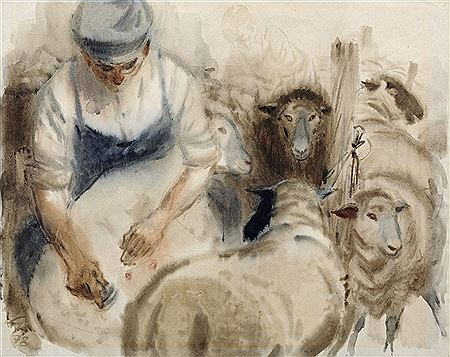 Sample artwork by Gunter Schmitz (1909 - 2002), known for painting, commercial art - View similar artists and auction records