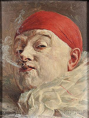 Three Portraits of Clowns