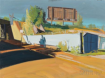 Sample artwork by Richard Sheehan (1953 - 2006), known for townscape - View similar artists and auction records