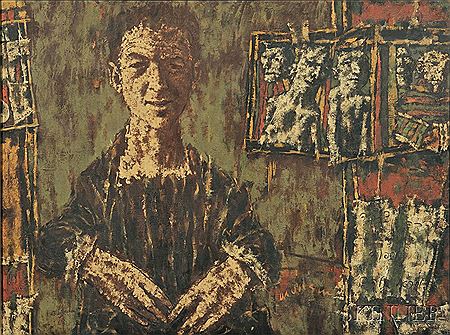 Portrait of Earl Stone by David Aronson - Auction record, sale price, and art valuation. Compare with similar artists and explore comparable artworks.