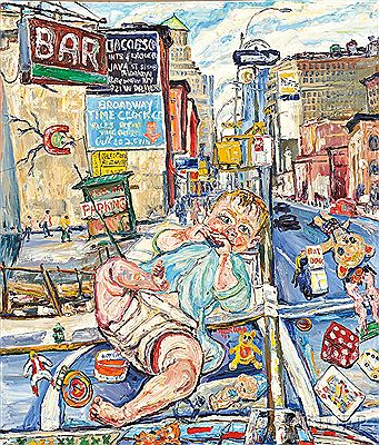 Bar Baby and Sixth Avenue, 1977 by Phillip Lawrence Sherrod - Auction record, sale price, and art valuation. Compare with similar artists and explore comparable artworks.
