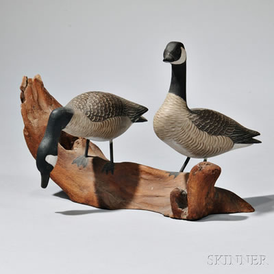 Pair of Canada Geese