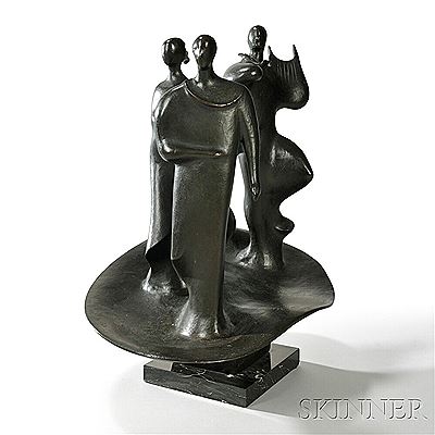 Sample artwork by Gilbert Franklin (1919 - 2004), known for sculptor, educator, lecturer - View similar artists and auction records