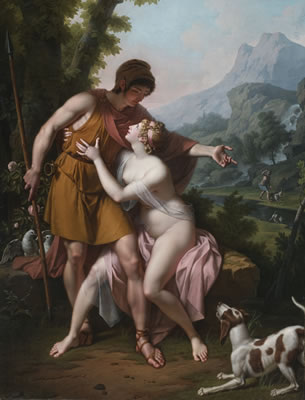 VENUS AND ADONIS by Jean Baptiste (Baron) Regnault - Auction record, sale price, and art valuation. Compare with similar artists and explore comparable artworks.