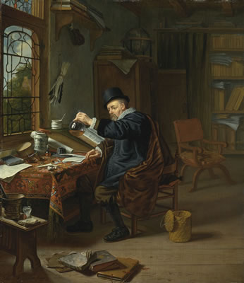 A DOCTOR IN HIS STUDIO