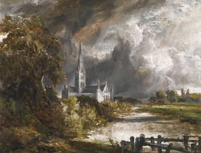 SALISBURY CATHEDRAL FROM THE MEADOWS