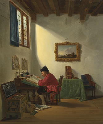 MERCHANT AT HIS DESK