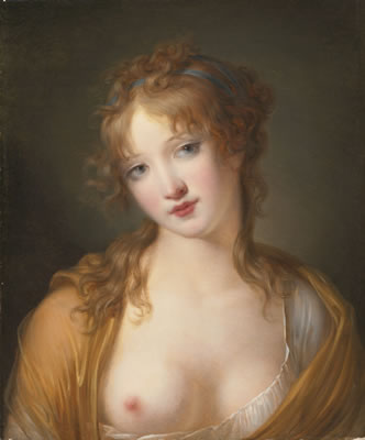 PORTRAIT OF A YOUNG LADY IN CLASSICAL DRESS