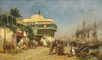 THE PORT OF ALGIERS