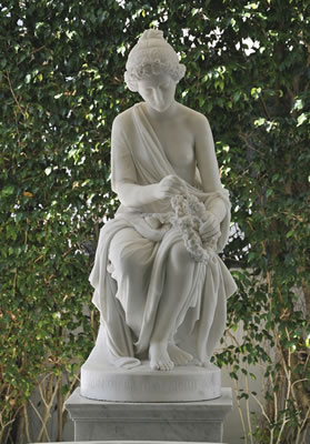 LA FANCIULLA CHE INTRECCIA UNA GHIRLANDA (YOUNG MAIDEN THREADING A GARLAND)