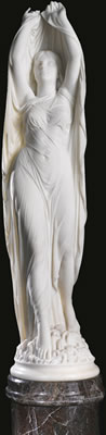 UNDINE RISING FROM THE WATER by Chauncey Ives - Auction record, sale price, and art valuation. Compare with similar artists and explore comparable artworks.