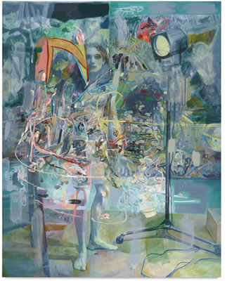 FIGURE WITH LADDER