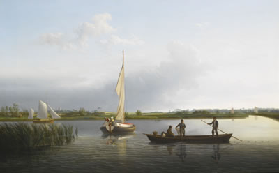 HEIGHAM SOUND WITH MARTHAM CHURCH TO THE LEFT