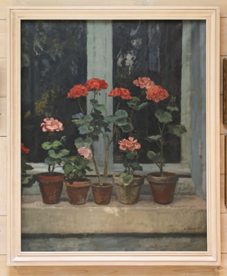 Sample artwork by Alfred Swieykowsky (1869 - 1953), known for impressionist landscape, still life, genre and portrait paintings - View similar artists and auction records