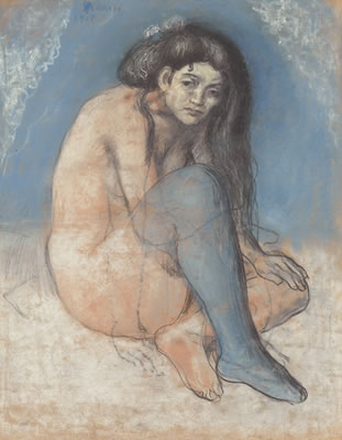 NU AUX JAMBES CROISÉES