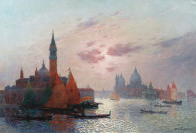 VUE DU GRAND CANAL, VENISE