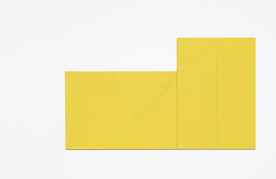 In Two Jointed Panels: A TRIANGLE WITHIN TWO RECTANGLES