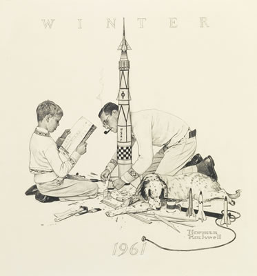 FATHER AND BOY: ROCKET SHIP