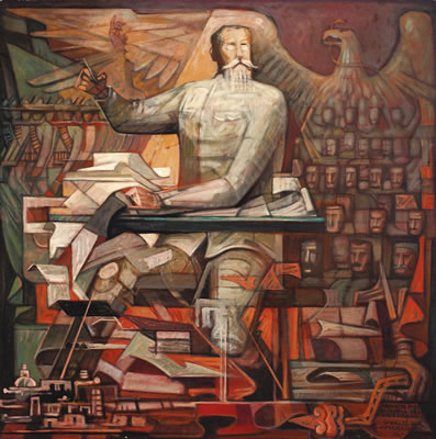 PROYECTO PARA EL MURAL DE LA CONSTITUCIÓN DE 1917