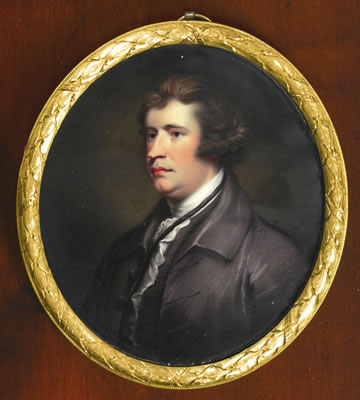 A MINIATURE OF THE HON. EDMUND BURKE