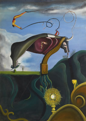 TORO Y TORERO (COMPOSITION AU TAUREAU)