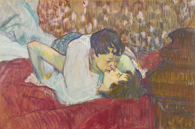 AU LIT: LE BAISER