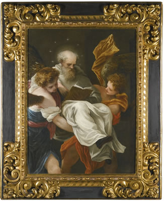 SAINT PETER NOLASCO CARRIED TO THE ALTAR BY ANGELS by Juan Antonio Frias Y Escalante - Auction record, sale price, and art valuation. Compare with similar artists and explore comparable artworks.