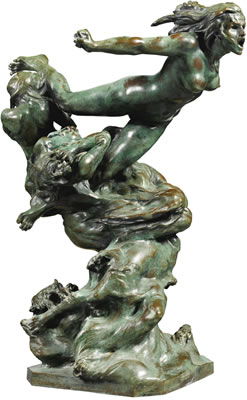 LA TEMPÊTE ET LES NUÉES (THE STORM AND THE CLOUDS) by Raoul Francois Larche - Auction record, sale price, and art valuation. Compare with similar artists and explore comparable artworks.