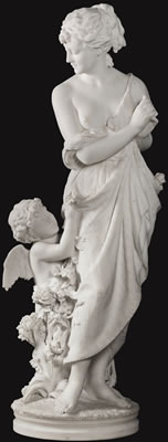 VENUS AND CUPID by Pasquale Romanelli - Auction record, sale price, and art valuation. Compare with similar artists and explore comparable artworks.